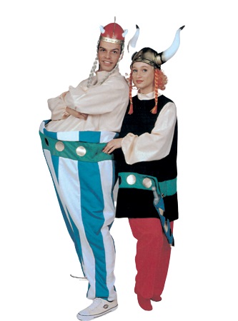 verhuur - carnaval - Strip-Filmfiguren - Obelix & Asterix